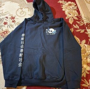 Riot Society Black Hoodie for Men